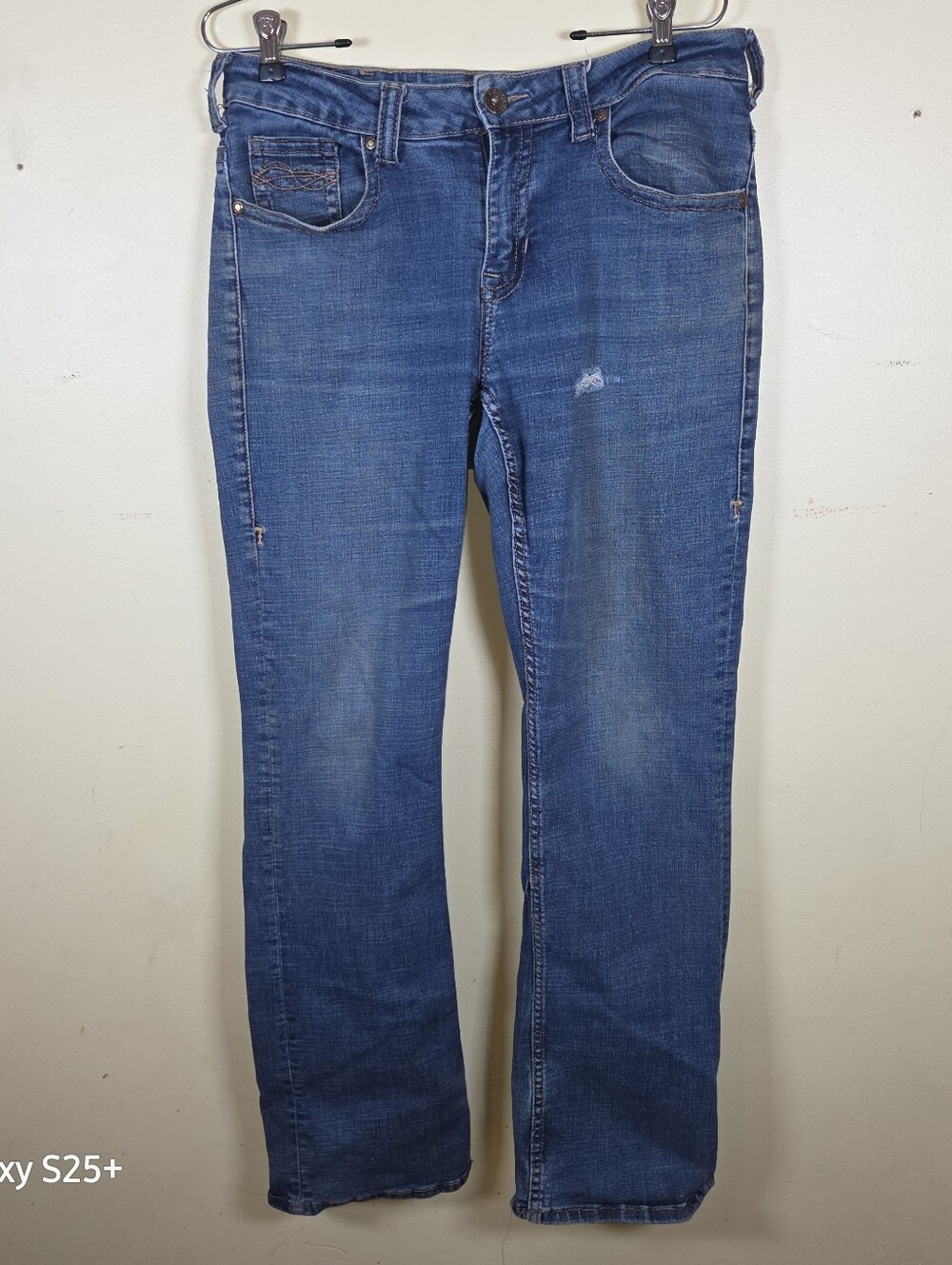 Cowgirl Tuff Jeans 30 x33 DFMI Ripped Stretch Boot Cut